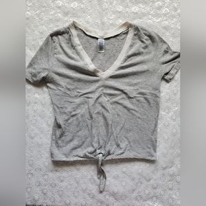 Alternative striped tie top | size xs